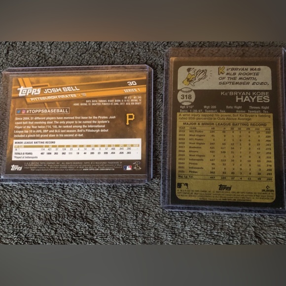 Jack Suwinski 2023 RC Heritage-Ke’Bryan Hayes 2022 Topps Heritage Josh B… - Picture 4 of 4